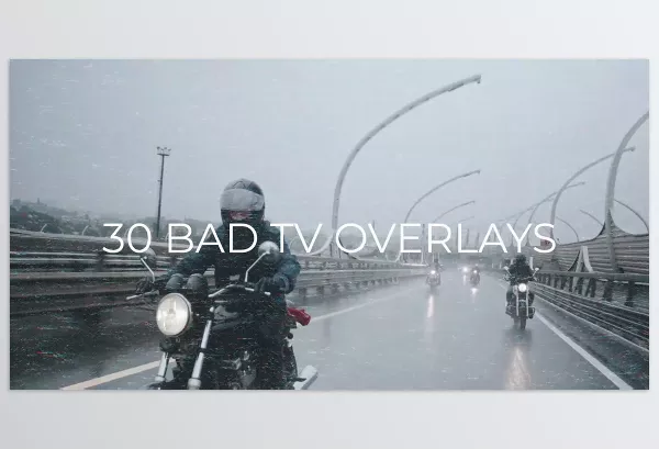 Project – 30 Bad TV Overlays by motion_en – Download 54495474