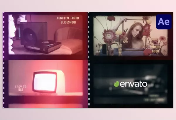 Plugin – Negative Frame Slideshow for After Effects by SweetsBox – Download 52544932