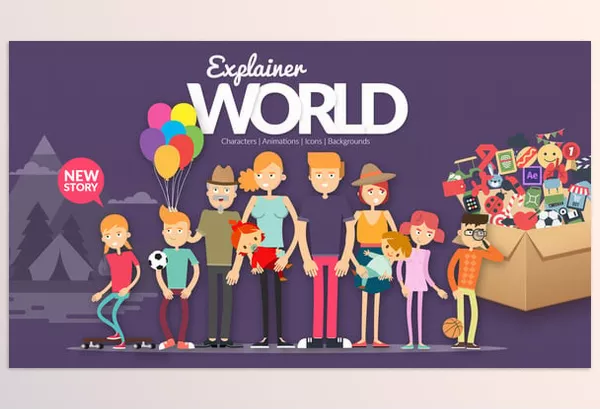 Project – Explainer World Characters by Premiumilk – Download 54738266