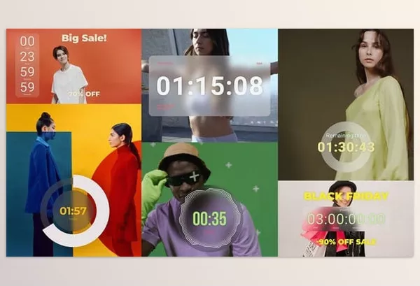 Motion Template – Countdown Timers MOGRT by DA-Motion – Download 54221243