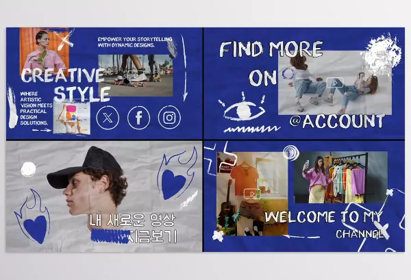 FCP Template – Youtube Artistic Slides for FCPX by OneMotionStudio – Download 54217341