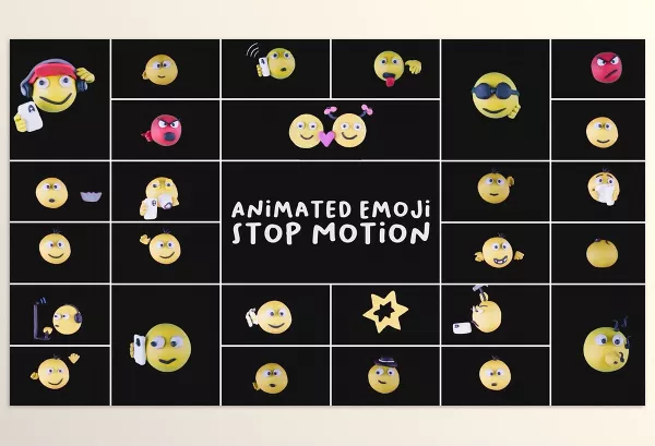 FCP Template – Animated Emoji Stop Motion for FCPX by SweetsBox – Download 54217183