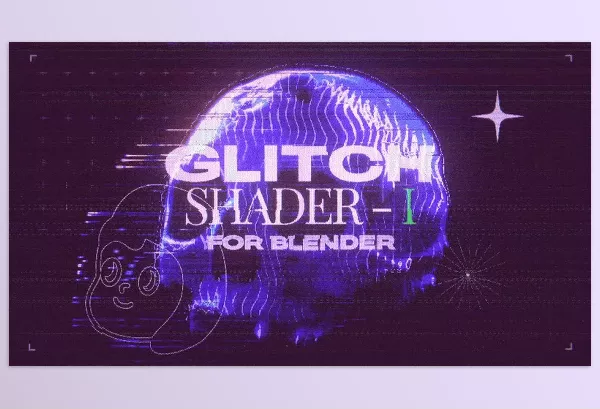 Blender Addon – Glitch Shader – I for Blender by redblueen – Download