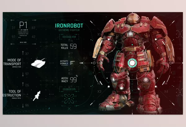 Project – HUD UI Game Warrior Screen 04 by maxafter1 – Download 54701401