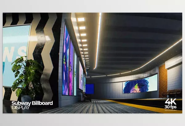 Project – Subway Billboard Mockup by afternoon_studio – Download 54967337