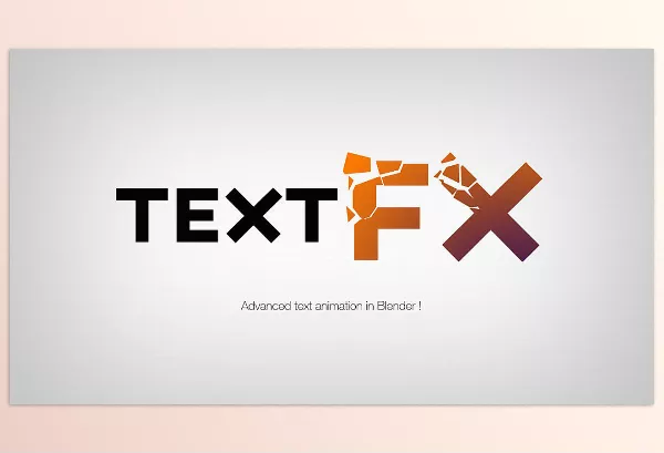 Blender Addon – Text Effects by IK3D – Download