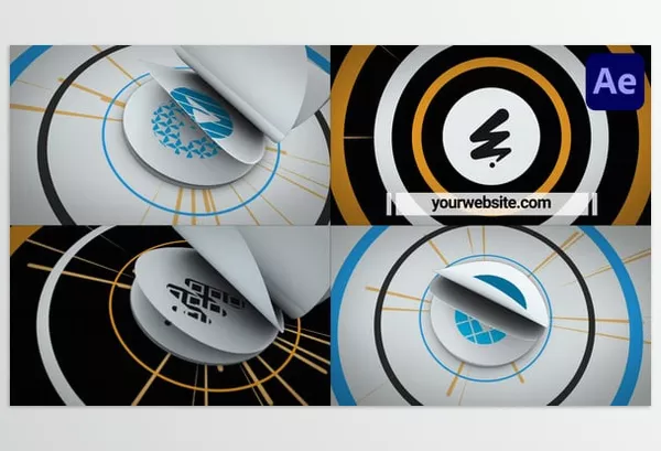Project – Flip Flap Logo Reveal for After Effects by VFXgenerator – Download 54992631