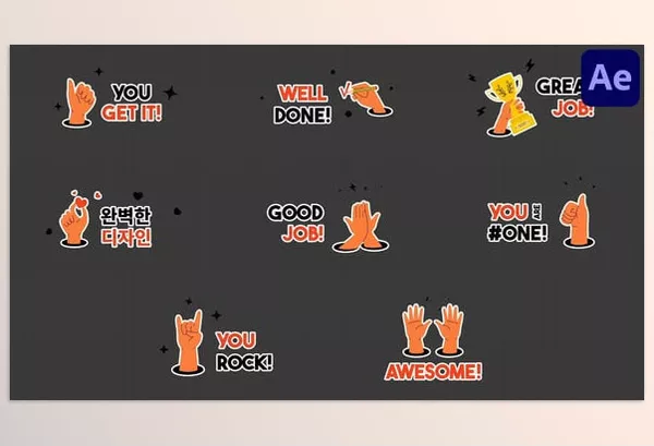 Project – Hands Typography Titles for After Effects by 2DFXAnimation – Download 55053173