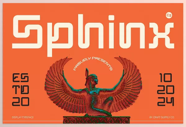 Font – CS Sphinx by Craft Supply Co – Download