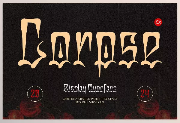 Font – CS Corpse by Craft Supply Co – Download