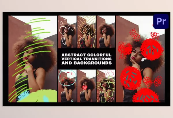 Project – Abstract Colorful Verical Transitions And Backgrounds by FlashFXbox – Download 54813665