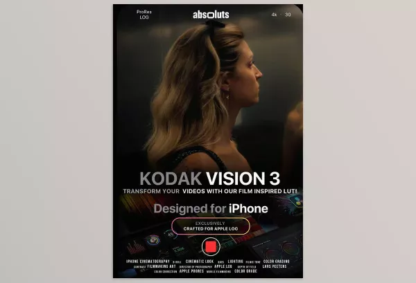 LUT Pack – Kodak Vision 3 Lut for iPhone by absoluts – Download