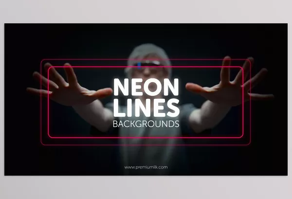 Project – Neon Lines Backgrounds by Premiumilk – Download 55393909