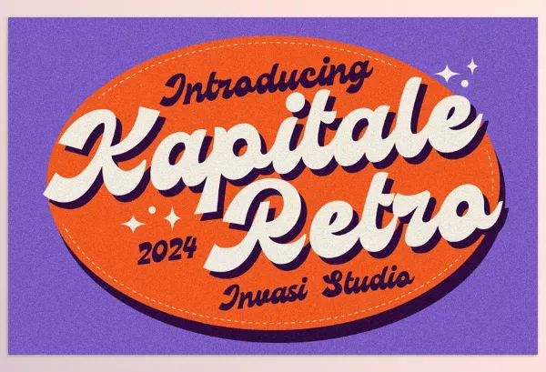 Font – Kapitale Groovy retro script by Invasi Studio – Download