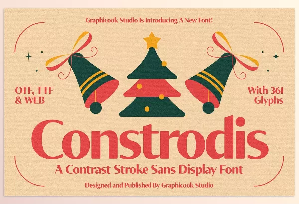 Font – Constrodis by graphicook – Download