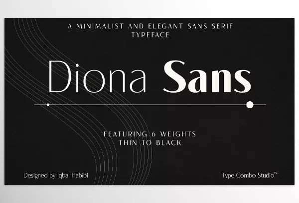 Font – Diona Sans by iqbal habibi – Download