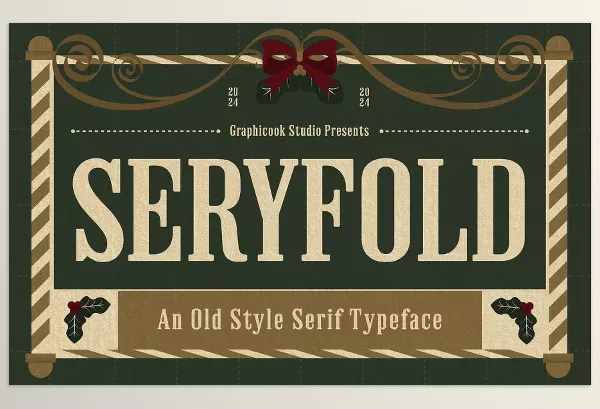Font – Seryfold by graphicook – Download