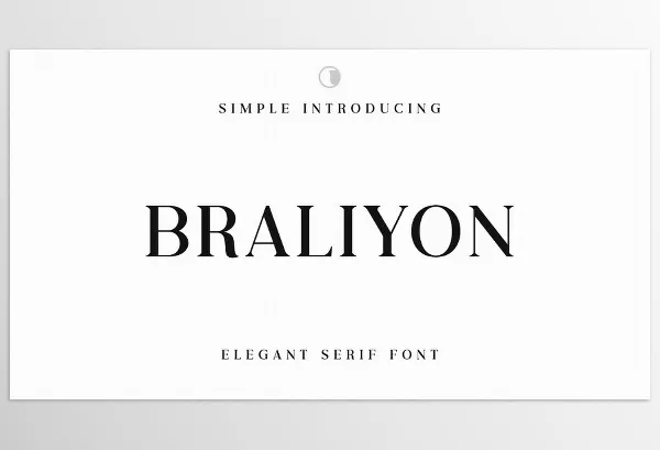 Font – Braliyon an Elegant Font by Skillyas_Studio – Download