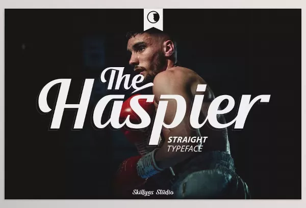 Font – The Haspier Straight Script Font by Skillyas_Studio – Download