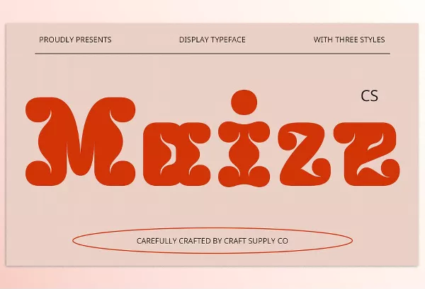 Font – CS Maize Bold Font by Craft Supply Co. – Download