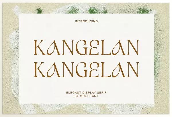 Font – Kangelan by Muflieart – Download