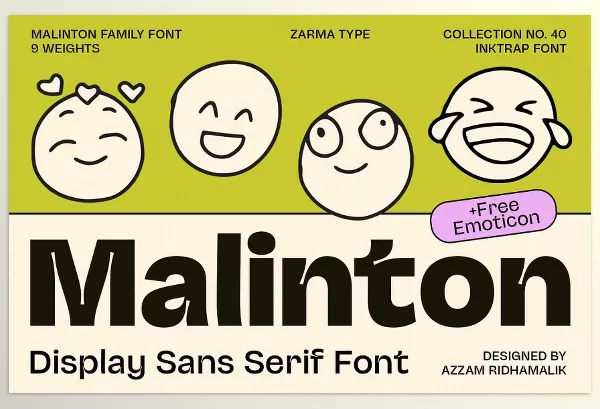 Font – Malinton by Zarma Type – Download