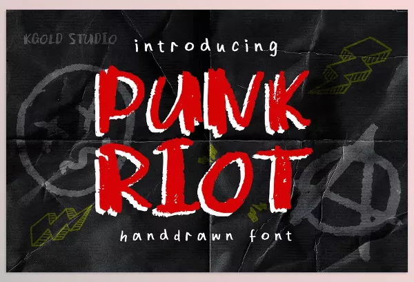 Font – Punk Riot by K gold studio – Download