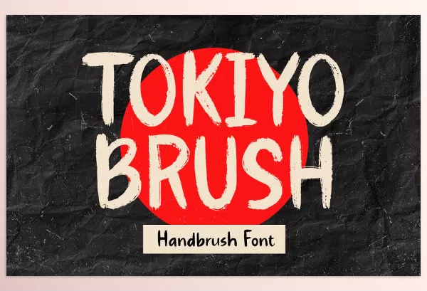 Font – Tokiyo Brush by Sronstudio – Download