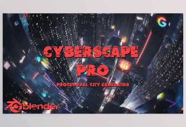 Blender Addon – CyberScape Pro by Andreas Dürr – Download
