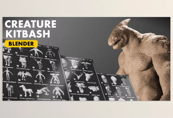 Blender Addon – Creature Kitbash by Dragonboots Studios – Download