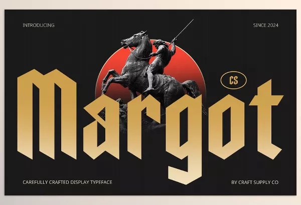 Font – CS Margot Blackletter Font by Craft Supply Co. – Download