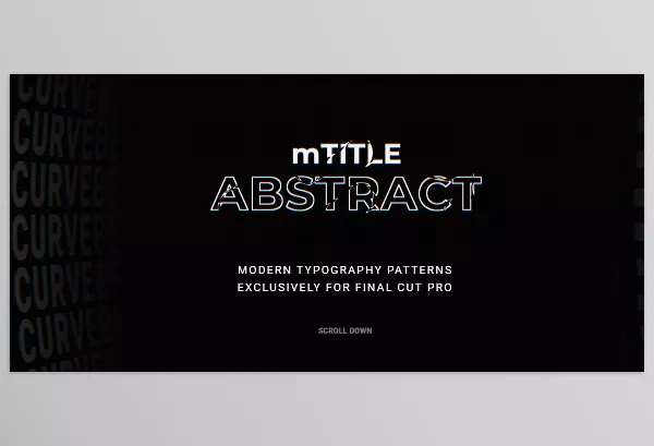 FCP Template – mTitle Abstract by MotionVFX – Download