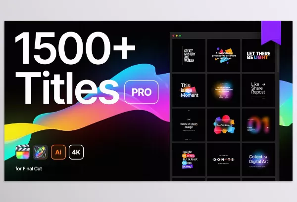 FCP Template – Titles Pro by EasyEdit.pro – Download