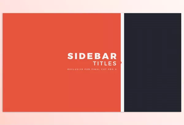 FCP Template – Sidebar Titles by LenoFX – Download