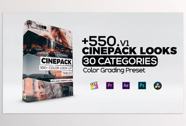 LUT Pack – Cinepack by Colorscorrection – Download 23449210