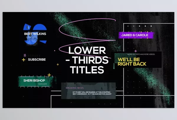 Motion Template – Grunge distortion titles by Atamotion – Download