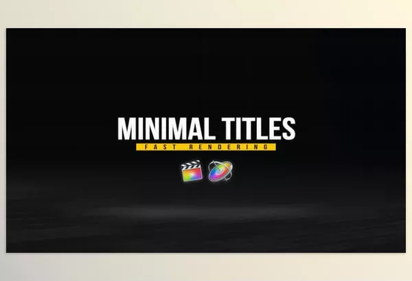 FCP Template – Minimal Titles Pack for FCPX by AlmazAidarbekov – Download 33124856