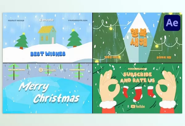 Plugin – Cartoon Christmas Typography for After Effects by MisterFlashStore – Download 55184563