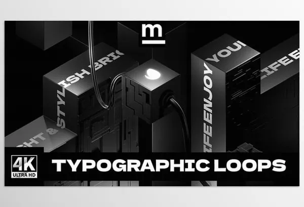 Plugin – 3D Abstract Typography Loops by Mushuk48 – Download 39188658
