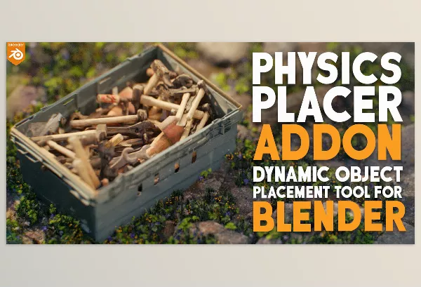 Blender Addon – Physics Placer by Blender Procedural – Download