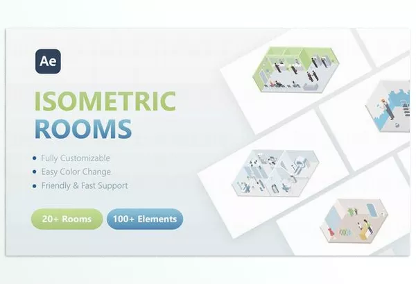 Asset – 3D Isometric Rooms by Holypix – Download 52954625
