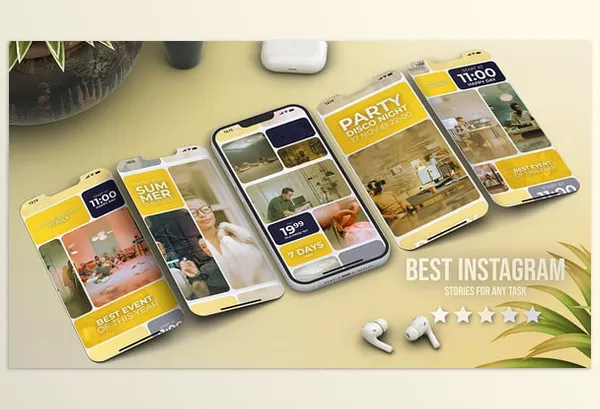 Plugin – Instagram Vertical Reels Yellow by TMX-Motion – Download 55784160