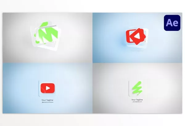 Plugin – Minimal 3D Logo for After Effects by OneMotionStudio – Download 55866924