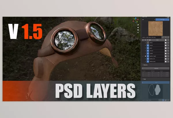 Blender Addon – PSD Layers by Split Studios – Download