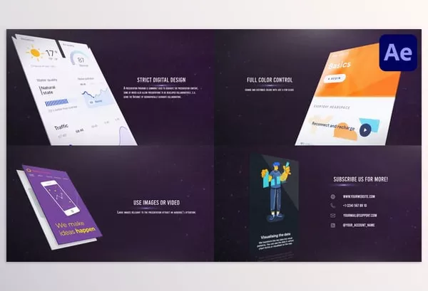 Project – Pixel Website Presentation for After Effects by OneMotionStudio – Download 55974184