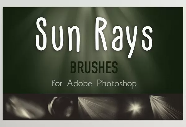 Photoshop Plugin – SUN RAYS Brushes for Adobe Photoshop by MixPixBox – Download