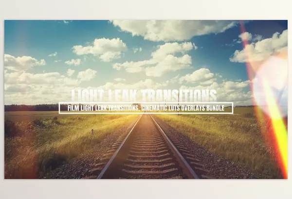 Project – Film Burn Light Leak Transitions and Cinematic LUTs Overlays Bundle by Makhmudovich – Download 55742030