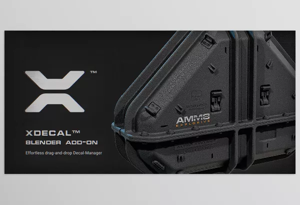 Blender Addon – Xdecal™ Manager by MOTH3R® – Download