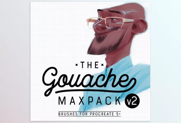 Plugin – The Gouache MaxPack by MaxPacks – Brushes for Procreate – Download