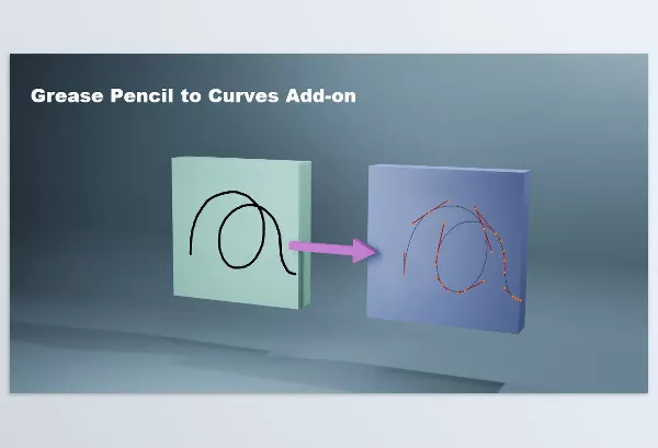 Asset – Grease Pencil to Curves Addon by Dad’sCastle – Download
